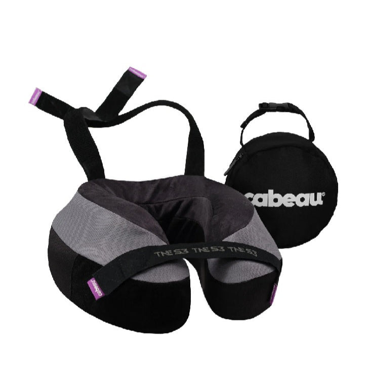 Cabeau S3 NECK Travel Pillow BLACK GREY