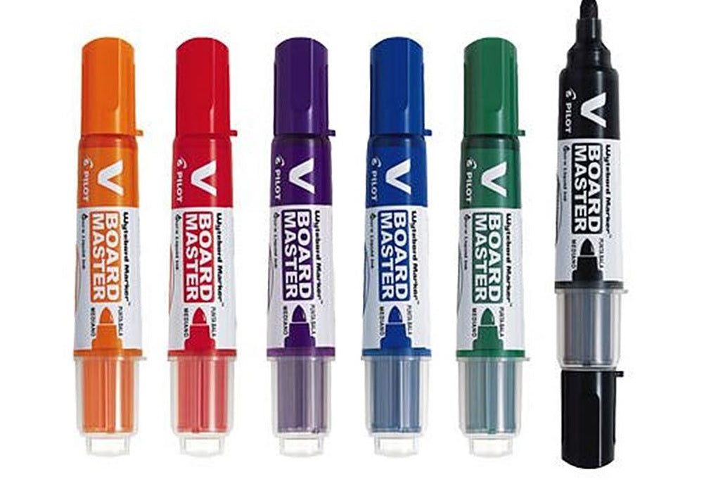 PILOT V BOARD MASTER Whiteboard Marker - Mix Dozen