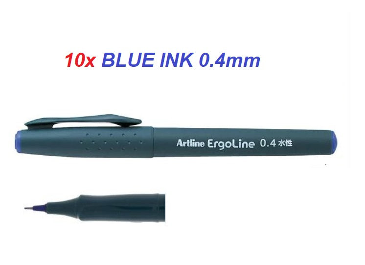 ARTLINE Ergoline Fineliner 0.4mm - 10x BLUE