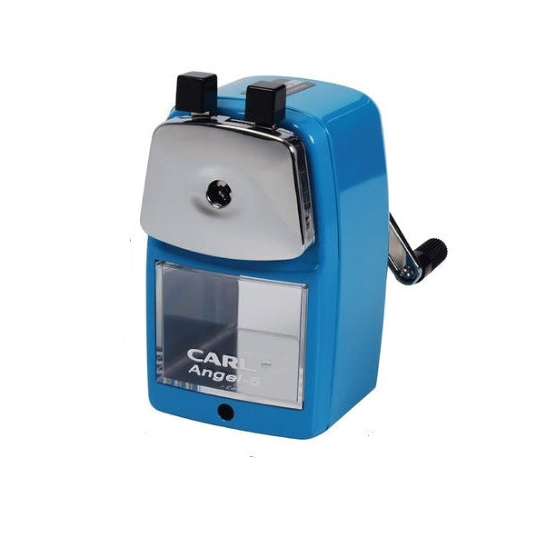 CARL Angel A5 pencil sharpener BLUE