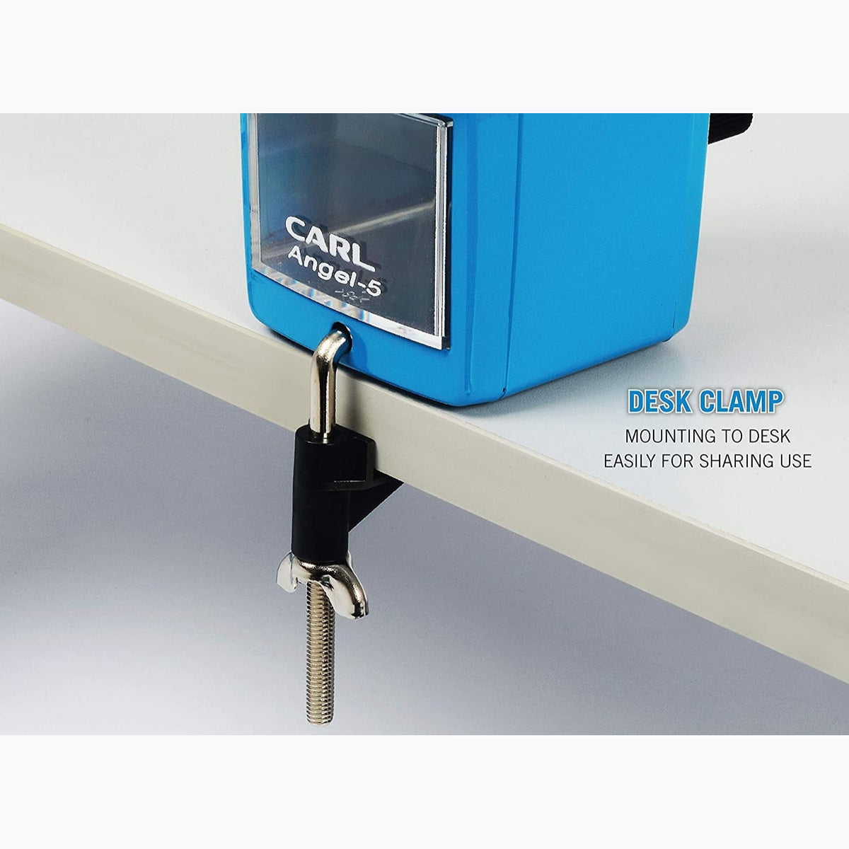 CARL Angel A5 pencil sharpener BLUE