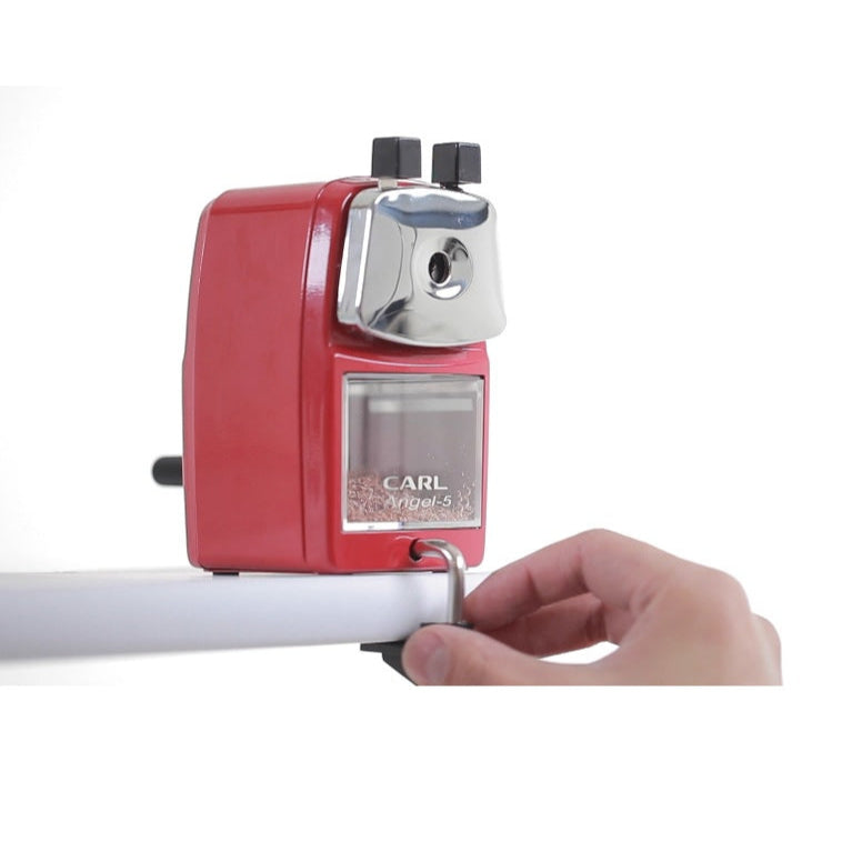 CARL Angel A5 pencil sharpener RED