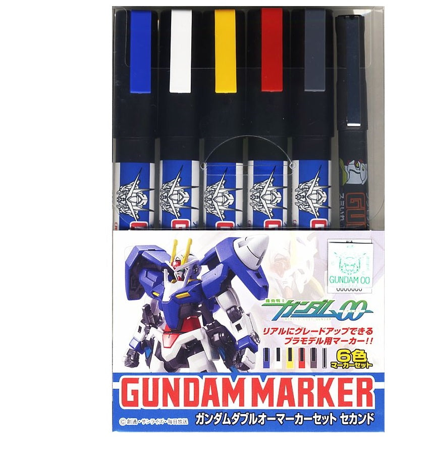 GMS122 Gundam Marker Pour Type Set (Set of 6)